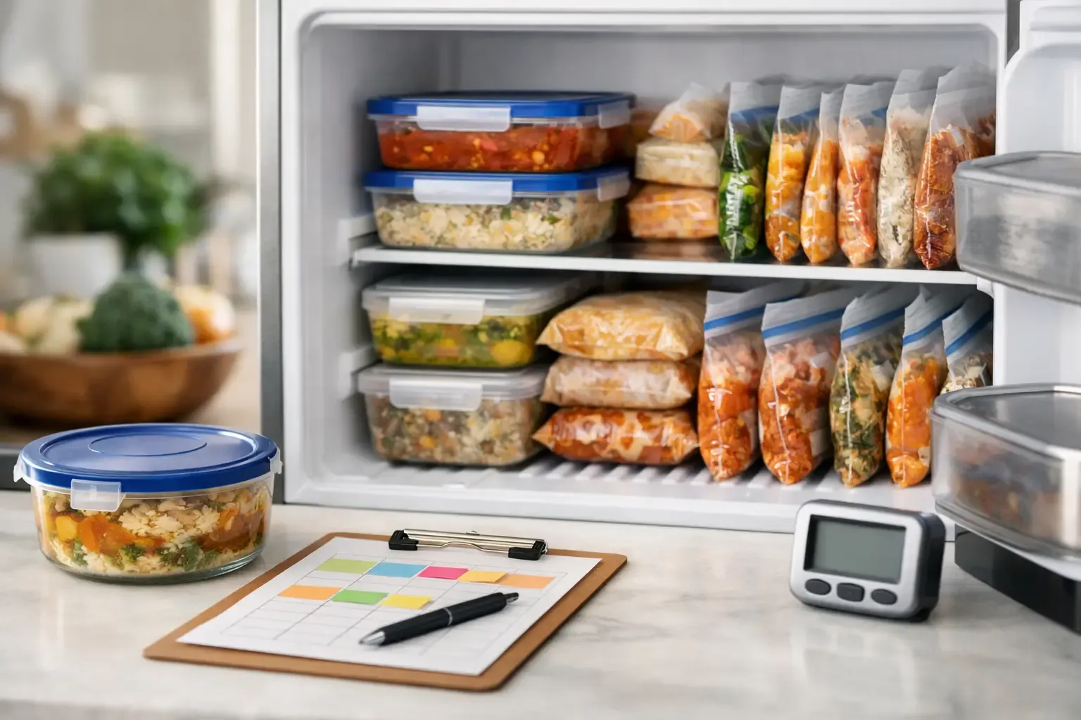 How to Track Freezer Meals Without the Chaos