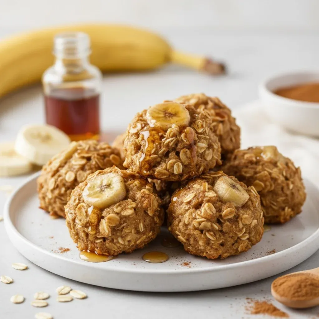 Maple Banana Oat Bites