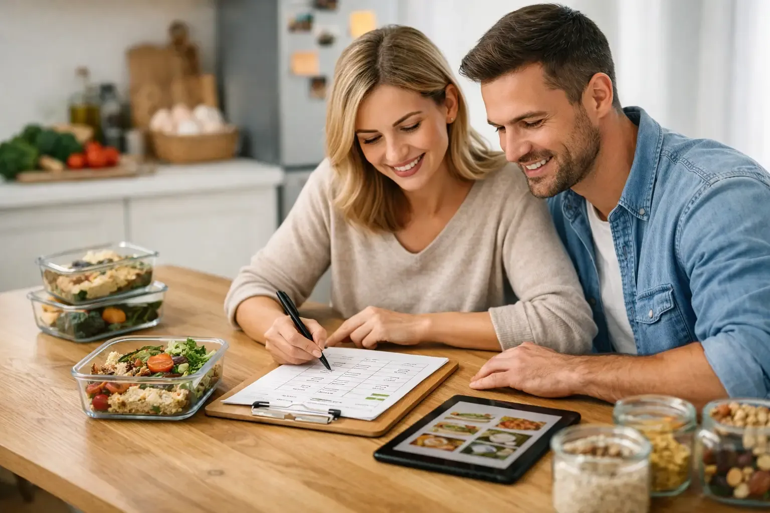 How to Organize Weekly Meals for Couples
