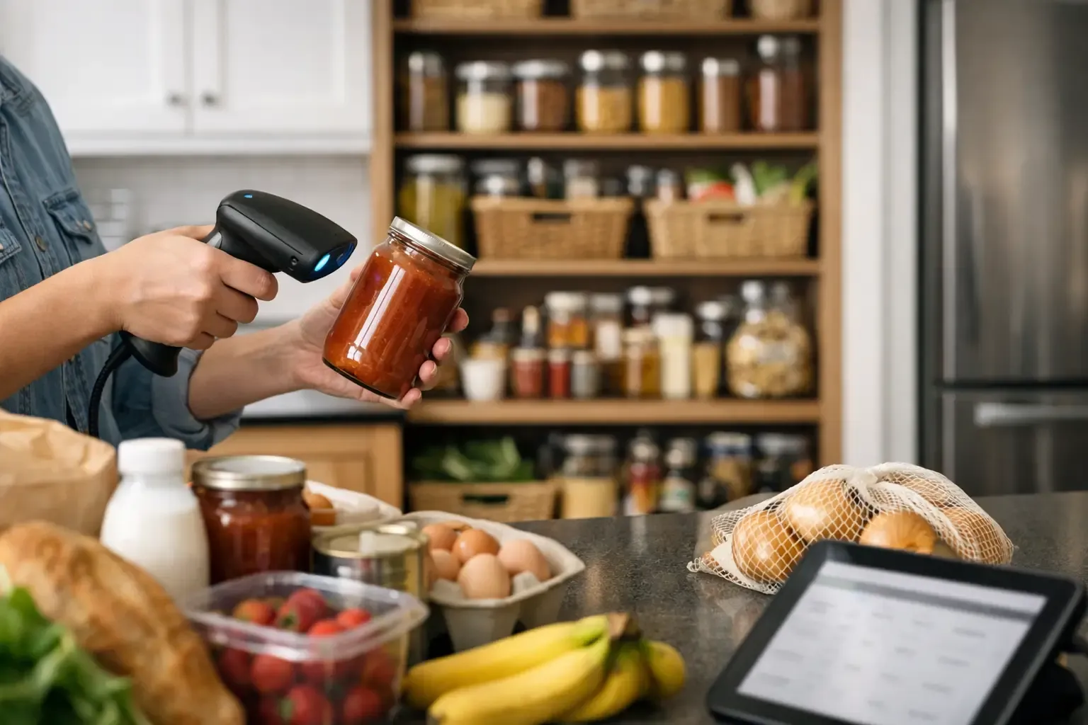 How to Scan Groceries Into Pantry Without Chaos