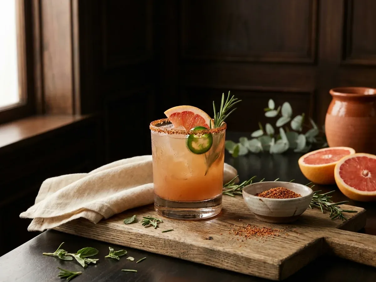 Spicy Mezcal Paloma