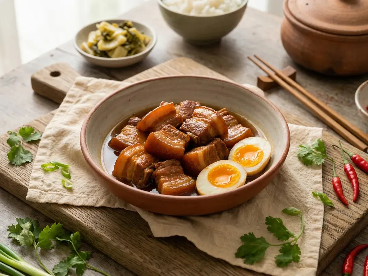 Vietnamese Caramelized Pork with Jammy Egg